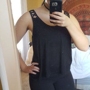 H&M Black Criss-Cross Tank